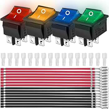 ■木村です155kg+2.5×2+1.25×4 165kgセット 2 Amazon.co.jp: MKBKLLJY 4PCS ロッカートグルスイッチ AC 16A